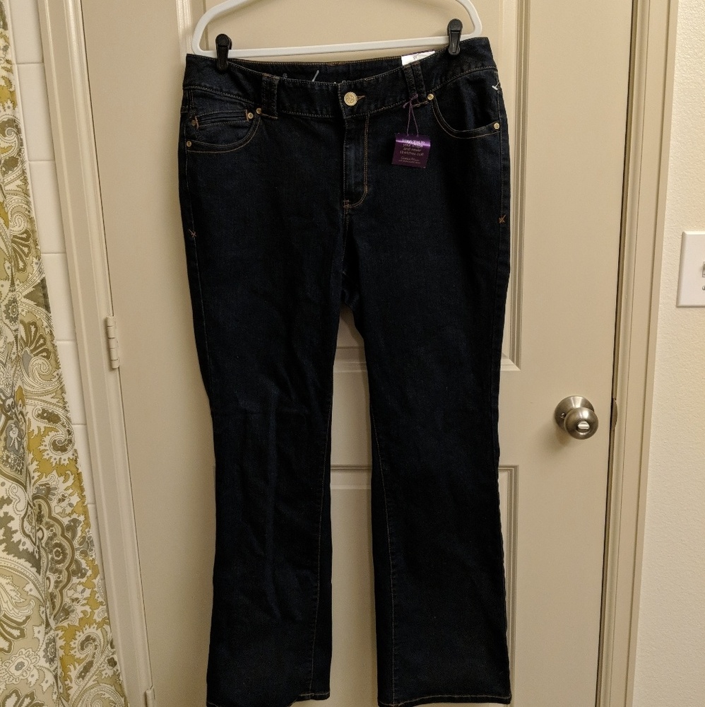 Lane Bryant Genius Fit Slim Boot Cut Jeans - NWT